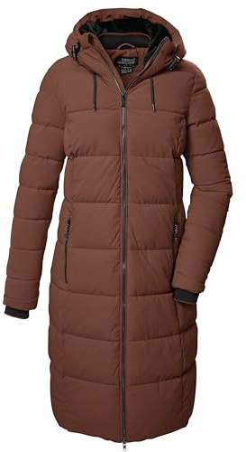 Killtec Damen Kow 56 Wmn Qltd Ct Steppmantel/Funktionsmantel in Daunenoptik mit Kapuze