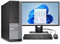 Dell Ordinateur de Bureau Optiplex avec écran LCD 22 Intel Core i5 3470 RAM DDR3 16 Go SSD 240 Go Windows 11 Professional, Certifié reconditionné, Compatible