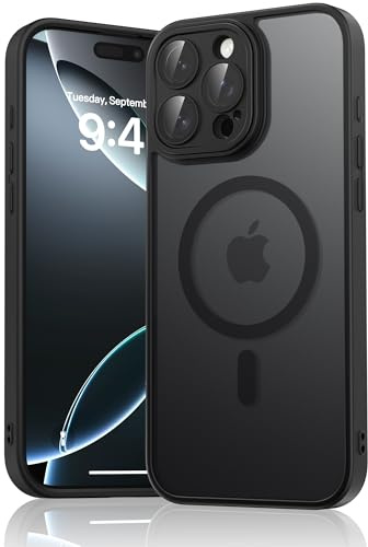 Oumida Magnetic Case for iPhone 16 Pro Case, [Compatible with MagSafe Wireless Charging] Translucent Matte Back Drop Protection Skin-Friendly Shockproof Protective Cover for iPhone 16 Pro