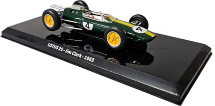 OPO 10 - Formel-1-Rennwagen im Maßstab 1:24, kompatibel mit Lotus 25 Jim Clark 1963 GP F1 - OR097