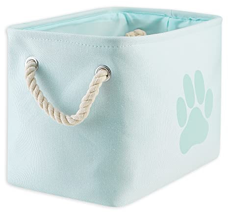 Bone Dry Collapsible Bin, Small Rectangle, Aqua