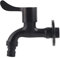 Acero Inoxidable 304 Estilo Europeo Negro Montaje en Pared Grifo Jardín Agua Grifo para Baño (01)