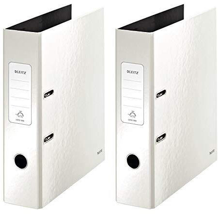 Qualitäts-Ordner WOW A4 80mm (perlweiß, breit | 2er)