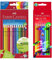Faber-Castell Farbstift Jumbo Grip 12er + 10er Colourgrip radierbar