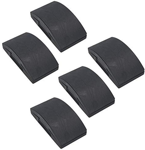 Bloque de lijado a mano de goma sólida para papel de lija mojado + seco, 5 unidades