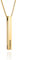 MYCLUSIV® Personalisierte Namenskette mit Gravur – Damen Halskette aus Edelstahl – Muttertagsgeschenk für Frauen & Mama – Individueller Schmuckanhänger (Gold)