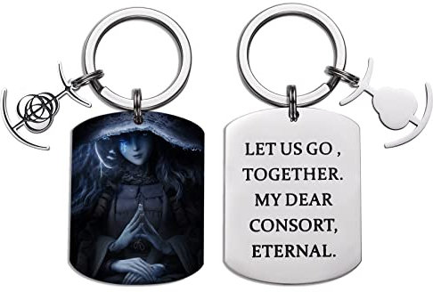 Melix Home Elden Ring Merch Schlüsselanhänger für Elden Ring Game Fans Collection Geschenke für Game Lovers (Ranni The Witch)