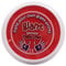 Craftplay Giant washable paint pads | Suitable for hands & feet | 15cm Diameter | Red