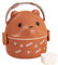 Lonchera térmica con diseño de oso de anteojos para niños, lonchera con diseño de oso, lonchera térmica con diseño de oso encantador, caja de almuerzo reutilizable con asa para oficina, trabajo,