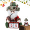 Weihnachts-Adventskalender 2024 – Countdown-Kalender für Weihnachten, Countdown-Kalender, -Dekoration | Weihnachts-Adventskalender