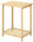 Dripex Table de Chevet, Tables d’appoint 2 étagères, 40x30x50cm, Bambou