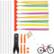 Fahrradfahne, 185 cm Fahrrad Wimpel,Fahrrad fähnchen,Verstellbare Kinderfahrradfahne,Roller Fahrrad Wimpel Fahne,Street Buddy Fahne,Kinderfahrrad Sicherheitswimpel1 ﻿