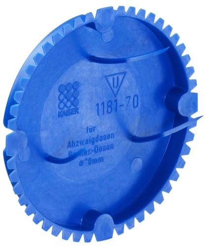 Kaiser - Signaldeckel für Anschlussdose Perilex/Cee Durchmesser 70 mm
