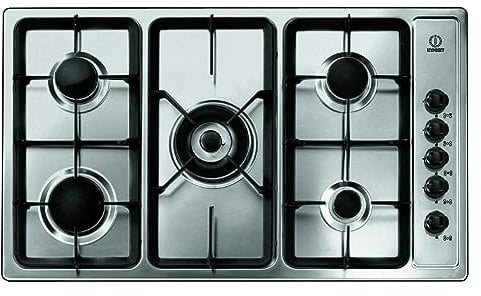 Indesit Pim 950 AST (GH) IX Piano Cottura, 3000 W, Metallo