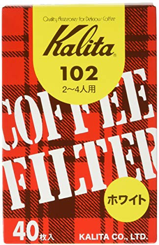 Blanc 10 Box Set # 13039 [2-4] personnes pour 40 pi?ces Kalita 102 filtre papier filtre ? caf? (japon d'importation)
