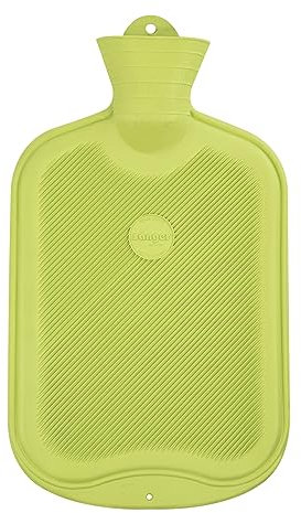 Sänger FSC 100% 2,0 Liter Gummi-Wärmflasche, Farbe: grün