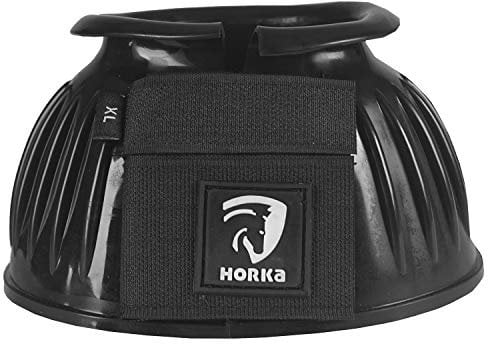 HORKA PVC Transparent Bell Over Reach Boots X Large Black