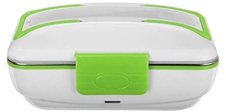TEMPO DI SALDI Scalda Vivande Elettrico Acciaio Porta Vivande Portatile Box Pranzo Casa Posate