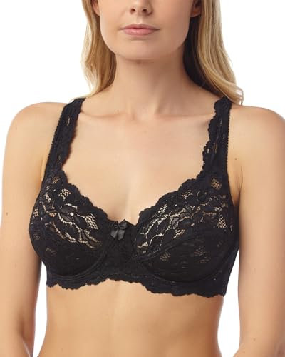 Undercover Full Cup Lace Underwired Bra BR26 Black 38C