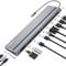 USB C Docking Station Triple Monitor, 14 In 1 Laptop Dock with Dual HDMI, DP, VGA, Ethernet, USB3.2 Gen2 10Gbps,3 USB A,SD/TF Slots,3.5mm Audio,Power On/Off Button for Dell/HP/Lenovo Laptops