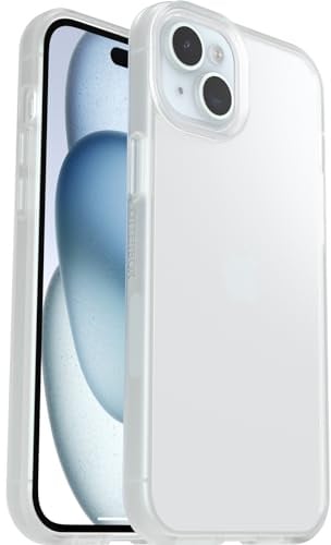 OtterBox React Hülle für iPhone 15 Plus/14 Plus, Transparent | Stoßfest, sturzsicher, ultraschlank, Schützende Hülle, Getestet nach Militärstandard