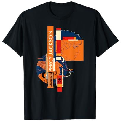 Disney Percy Jackson and Pegasus Greek Vase Style T-Shirt