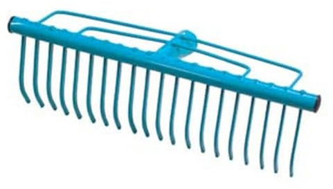 1PEZZO RASTRELLO PER FIENO E TAPPETI ERBOSI IN ACCIAIO - 34 denti