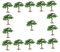 Lurrose Spielzeuge 15St Spielzeug Gartendekorationen Mikrolandschaftsbäume Mini-Bäume für Terrarien Simulationsbaum Minibäume Anlage Baummodell Schmuckstücke Zypresse