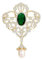 XCSJ Kristall Brosche Elegante&Vintage Broschen für Frauen, Damen Strass Brosche Bling Strass Brosche Pins für Abendkleider, Party, Hochzeit,Bankette,Geschenk für Frauen Damen (B)