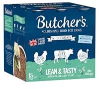 Butcher's Lean and tasty whole grain cans dog food 18 Pack, 390g Each