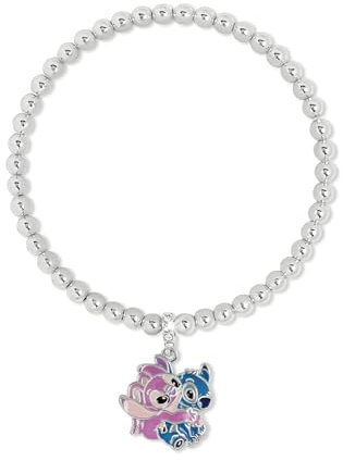 Lilo & Stitch Stitch and Angel Unisex Armband silberfarben