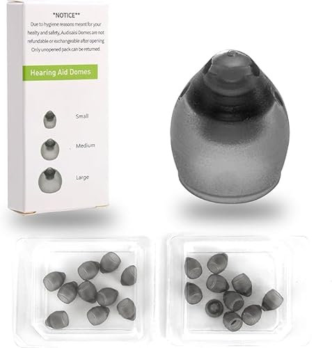 Phonak Hearing Aid Domes,Hearing Aids Domes for Phonak,20 pcs Phonak Vented 4.0 Hearing Aid Domes Phonak Hearing aid Accessories Small Size (0.29inch=7.5mm)