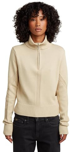 G-STAR Damen Milano Half Zip Knit wmn