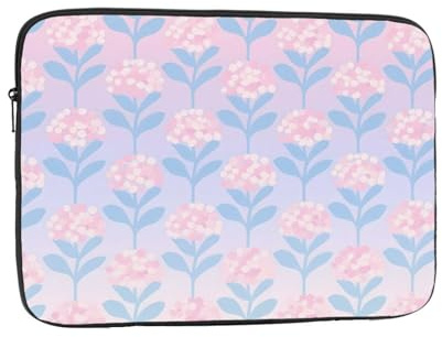 Hydrangea Laptop Case 12 Inch Laptop Sleeve Bag Tablet Briefcase