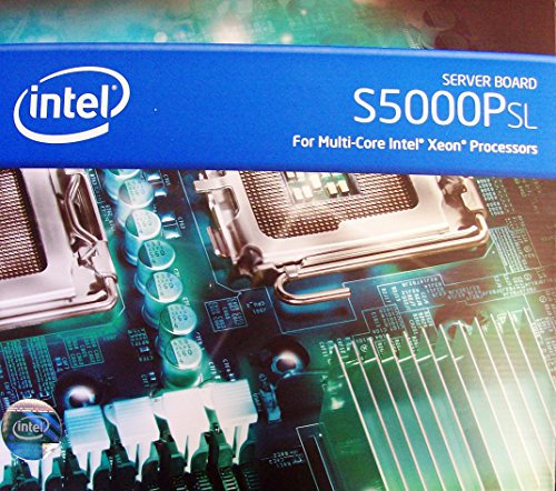 Intel S5000PSLSASR Placa Base para - Servidor (Intel, LGA 771 (Socket J), 667,1333 MHz, 64 GB, FBDIMM, 533,667 MHz)