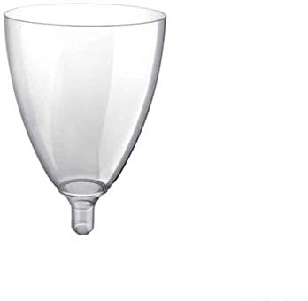 Calici Plastica Acqua-Vino Sommelier PS 180cc Trasparenti cfz 20pz