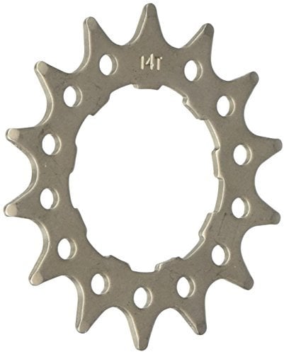 Point Ritzel single-speed, Cr-Mo Stahl, silber, 14 Zähne, 02019105
