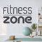 GRAZDesign Wandtattoo Sport Fitnesszone Fitnessraum Motivation Kraftsport | Wandaufkleber Sportraum, Fitnessstudio, Bodybuilding | Türaufkleber Gym - 76x50cm / 091 gold