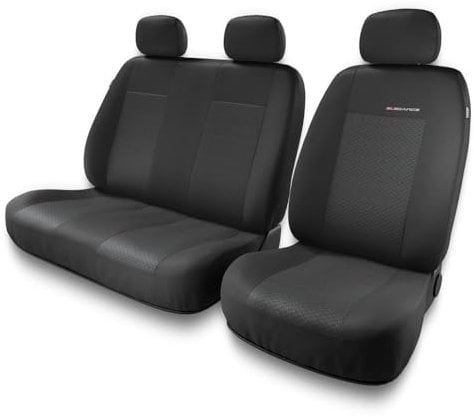 Mossa - Universal Sitzbezüge Auto kompatibel mit VW Volkswagen Crafter I, II (2006-2019) - Autositzbezüge Schonbezüge für Autositze - BE-3