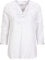 Mountain Warehouse Petra Womens Relaxed Fit 3/4 Sleeve Shirt - 100% Cotton Voile Ladies Top, Lightweight, Breathable Blouse - for Travelling & Daily Use White Women's Size 24
