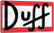Eletina twinkle Retro Blechschild Duff Beer Retro Cartoon The Simpson Wall Bar Decor Aluminium Schild 20 x 30 cm / 8 x 12 Zoll (L x B) Retro Look Home Decor