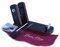 BRICOMIRAS JAMONERO Modelo Rioja Premium, Regalo Pinza Arcos + Cuchillo + CHAIRA + CUBREJAMÓN (Burdeos) + PAÑO, Soporte JAMONERO Ideal Uso DOMÉSTICO Y Profesional (Nogal)