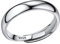 PROSILVER Damen Herren Ring - 925 Sterling Silber Offener Ring 4,5mm breit schlichter Bandring schlichter Ring Schmuck Accessoire für Frauen Mädchen