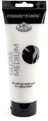 ROYAL & Langnickel 250ml Tube Gloss Medium Acrylic Artist Glossy Finish