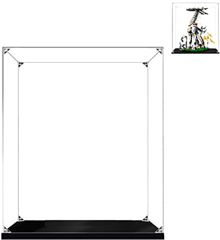 Hosdiy Acryl Vitrine für Lego 76989 - Transparente, Staub- und Beschädigungsschutz, 30x20x40 cm, Klar