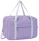 für Ryanair Handgepäck 40x20x25 & Handgepäck Tasche für Flugzeug - Faltbare Reisetasche Damen & Weekender Damen - Handgepäck Koffer 20L (Lila (mit Schultergurt))