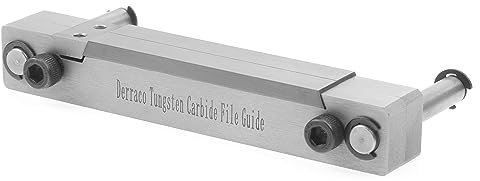 Derraco Engineering tungsten carbide file guide for knife maker