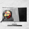 Checkered Large Induction Hob Protector Mat, Advanced Silicone Cover for Induction Hobs - (Magnetic) Cooktop Scratch Protector for Induction Stove (78x52cm, Black_ White)