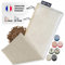 Chill&Rest - Bouillotte micro-onde fabriquée en France - Bouillotte règles douloureuses - Collier cervical chauffant - Coussin cervicales - Cadeau naissance - Beige - La Naturelle