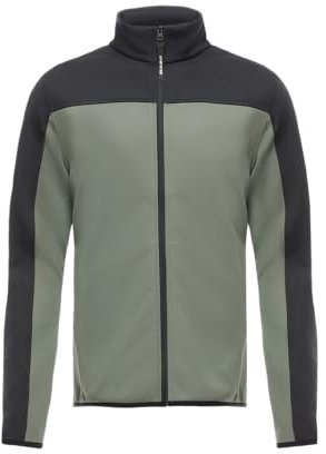 Dainese - Espera Full Zip Mid, Technisches Fleece-Trikot, Zwischenschicht zum Skifahren, Mann, Grün, L